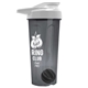 a smoke tumbler & white lid & black mixing ball endurance shaker tumbler with drink - thru lid and mixing ball