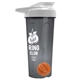 a smoke tumbler & white lid & orange mixing ball endurance shaker tumbler with drink - thru lid and mixing ball