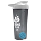 a smoke tumbler & white lid & cyan mixing ball endurance shaker tumbler with drink - thru lid and mixing ball