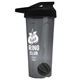 a smoke tumbler & black lid & black mixing ball endurance shaker tumbler with drink - thru lid and mixing ball