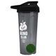 a smoke tumbler & black lid & green mixing ball endurance shaker tumbler with drink - thru lid and mixing ball