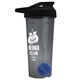 a smoke tumbler & black lid & royal blue mixing ball endurance shaker tumbler with drink - thru lid and mixing ball