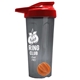 a smoke tumbler & red lid & orange mixing ball endurance shaker tumbler with drink - thru lid and mixing ball