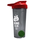 a smoke tumbler & red lid & green mixing ball endurance shaker tumbler with drink - thru lid and mixing ball