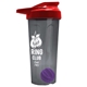 a smoke tumbler & red lid & violet mixing ball endurance shaker tumbler with drink - thru lid and mixing ball