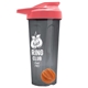 a smoke tumbler & salmon lid & orange mixing ball endurance shaker tumbler with drink - thru lid and mixing ball