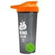 a smoke tumbler & orange lid & lime green mixing ball endurance shaker tumbler with drink - thru lid and mixing ball