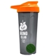 a smoke tumbler & orange lid & green mixing ball endurance shaker tumbler with drink - thru lid and mixing ball
