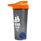 a smoke tumbler & orange lid & royal blue mixing ball endurance shaker tumbler with drink - thru lid and mixing ball