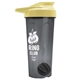 a smoke tumbler & pastel yellow lid & black mixing ball endurance shaker tumbler with drink - thru lid and mixing ball