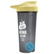 a smoke tumbler & pastel yellow lid & cyan mixing ball endurance shaker tumbler with drink - thru lid and mixing ball