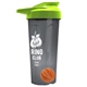 a smoke tumbler & lime green lid & orange mixing ball endurance shaker tumbler with drink - thru lid and mixing ball