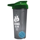 a smoke tumbler & green lid & cyan mixing ball endurance shaker tumbler with drink - thru lid and mixing ball