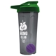 a smoke tumbler & green lid & violet mixing ball endurance shaker tumbler with drink - thru lid and mixing ball