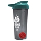 a smoke tumbler & teal lid & red mixing ball endurance shaker tumbler with drink - thru lid and mixing ball