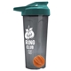 a smoke tumbler & teal lid & orange mixing ball endurance shaker tumbler with drink - thru lid and mixing ball