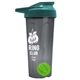 a smoke tumbler & teal lid & lime green mixing ball endurance shaker tumbler with drink - thru lid and mixing ball