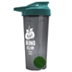 a smoke tumbler & teal lid & green mixing ball endurance shaker tumbler with drink - thru lid and mixing ball
