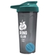 a smoke tumbler & teal lid & cyan mixing ball endurance shaker tumbler with drink - thru lid and mixing ball