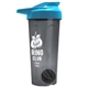 a smoke tumbler & cyan lid & black mixing ball endurance shaker tumbler with drink - thru lid and mixing ball