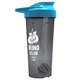 a smoke tumbler & cyan lid & gray mixing ball endurance shaker tumbler with drink - thru lid and mixing ball