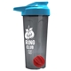 a smoke tumbler & cyan lid & red mixing ball endurance shaker tumbler with drink - thru lid and mixing ball
