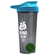 a smoke tumbler & cyan lid & green mixing ball endurance shaker tumbler with drink - thru lid and mixing ball
