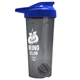 a smoke tumbler & royal blue lid & gray mixing ball endurance shaker tumbler with drink - thru lid and mixing ball