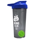 a smoke tumbler & royal blue lid & lime green mixing ball endurance shaker tumbler with drink - thru lid and mixing ball