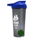 a smoke tumbler & royal blue lid & green mixing ball endurance shaker tumbler with drink - thru lid and mixing ball