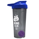 a smoke tumbler & royal blue lid & violet mixing ball endurance shaker tumbler with drink - thru lid and mixing ball