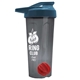 a smoke tumbler & steel blue lid & red mixing ball endurance shaker tumbler with drink - thru lid and mixing ball