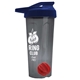 a smoke tumbler & navy blue lid & red mixing ball endurance shaker tumbler with drink - thru lid and mixing ball