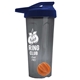 a smoke tumbler & navy blue lid & orange mixing ball endurance shaker tumbler with drink - thru lid and mixing ball