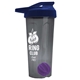 a smoke tumbler & navy blue lid & violet mixing ball endurance shaker tumbler with drink - thru lid and mixing ball
