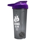 a smoke tumbler & violet lid & gray mixing ball endurance shaker tumbler with drink - thru lid and mixing ball