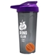 a smoke tumbler & violet lid & orange mixing ball endurance shaker tumbler with drink - thru lid and mixing ball