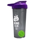 a smoke tumbler & violet lid & lime green mixing ball endurance shaker tumbler with drink - thru lid and mixing ball