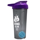 a smoke tumbler & violet lid & cyan mixing ball endurance shaker tumbler with drink - thru lid and mixing ball