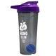 a smoke tumbler & violet lid & royal blue mixing ball endurance shaker tumbler with drink - thru lid and mixing ball