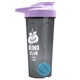 a smoke tumbler & lilac lid & cyan mixing ball endurance shaker tumbler with drink - thru lid and mixing ball