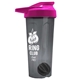 a smoke tumbler & pink lid & black mixing ball endurance shaker tumbler with drink - thru lid and mixing ball