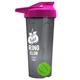 a smoke tumbler & pink lid & lime green mixing ball endurance shaker tumbler with drink - thru lid and mixing ball