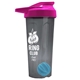 a smoke tumbler & pink lid & cyan mixing ball endurance shaker tumbler with drink - thru lid and mixing ball