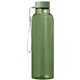 aerial view a green 2410 aura rpet wrist strap bottle - 24 oz, image 1 of 2