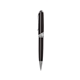 aerial view a black with chrome trim copper metal twist pen, image 1 of 4