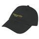 aerial view a black brushed cotton twill cap, image 1 of 2