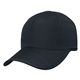 aerial view a black with black piping hit - dry contrasting polyester hat, image 1 of 2