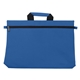 aerial view a royal blue document bag, image 1 of 2