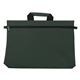 aerial view a forest green document bag, image 1 of 2